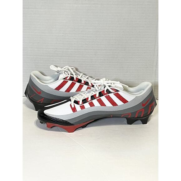 NEW Nike Vapor Edge Speed 360 Red White Football Cleats‎ Mens Size 15 DQ5110-061 - Picture 4 of 7